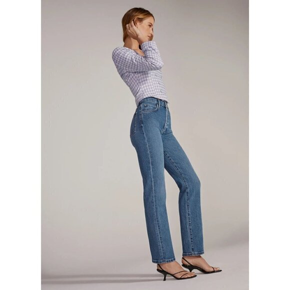 FAVORITE DAUGHTER  The Dasha Houndstooth Check Top in Lilac Tweed Size US 10 - Picture 14 of 14